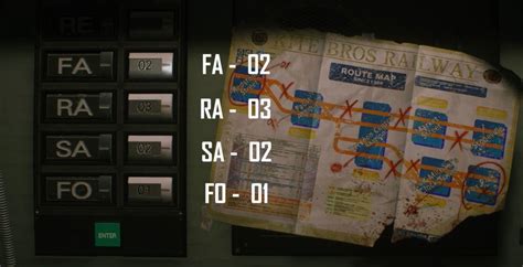 resident evil 3 subway puzzle